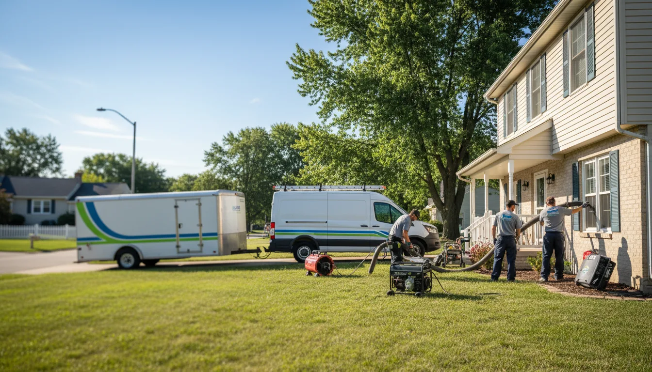 Flooded Basement Restoration And Cleanup With Repair in Williamsburg, OH near me